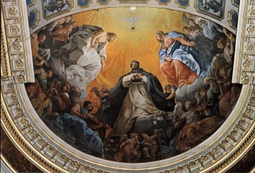  Guido Oil Painting - The Glory of St Dominic Baroque Guido Reni